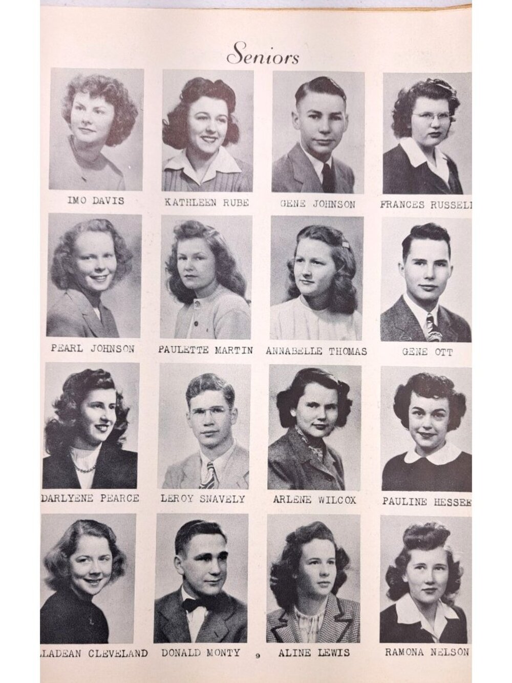 Vintage 1946 Concordia High School Yearbook Kansas Hurkaru Spiral Bound 62 Pages - Picture 5 of 11